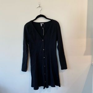 ASOS black a-line dress. NWT
